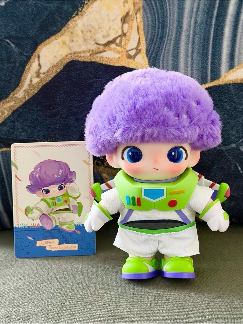 POP MART DIMOO WORLD X PIXAR Buzz Lightyear Secret Vinyl Plush Pendant Sealed